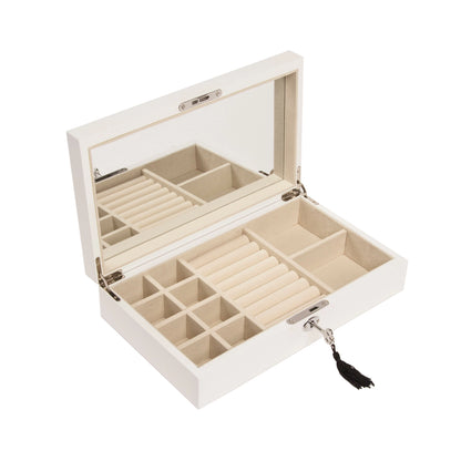 White Stackable High-Gloss Jewelry Box - Twinkle Twinkle Little One