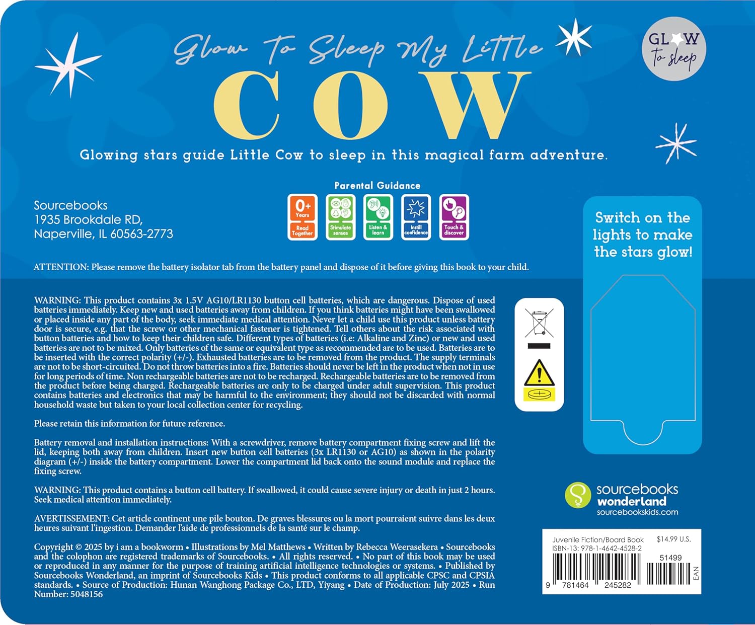 Glow to Sleep My Little Cow