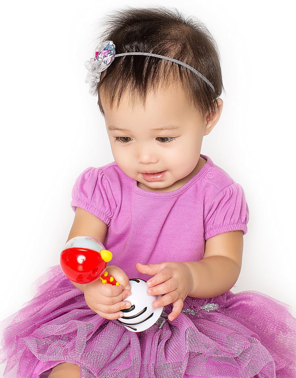 NogginStik Developmental Light-up Rattle