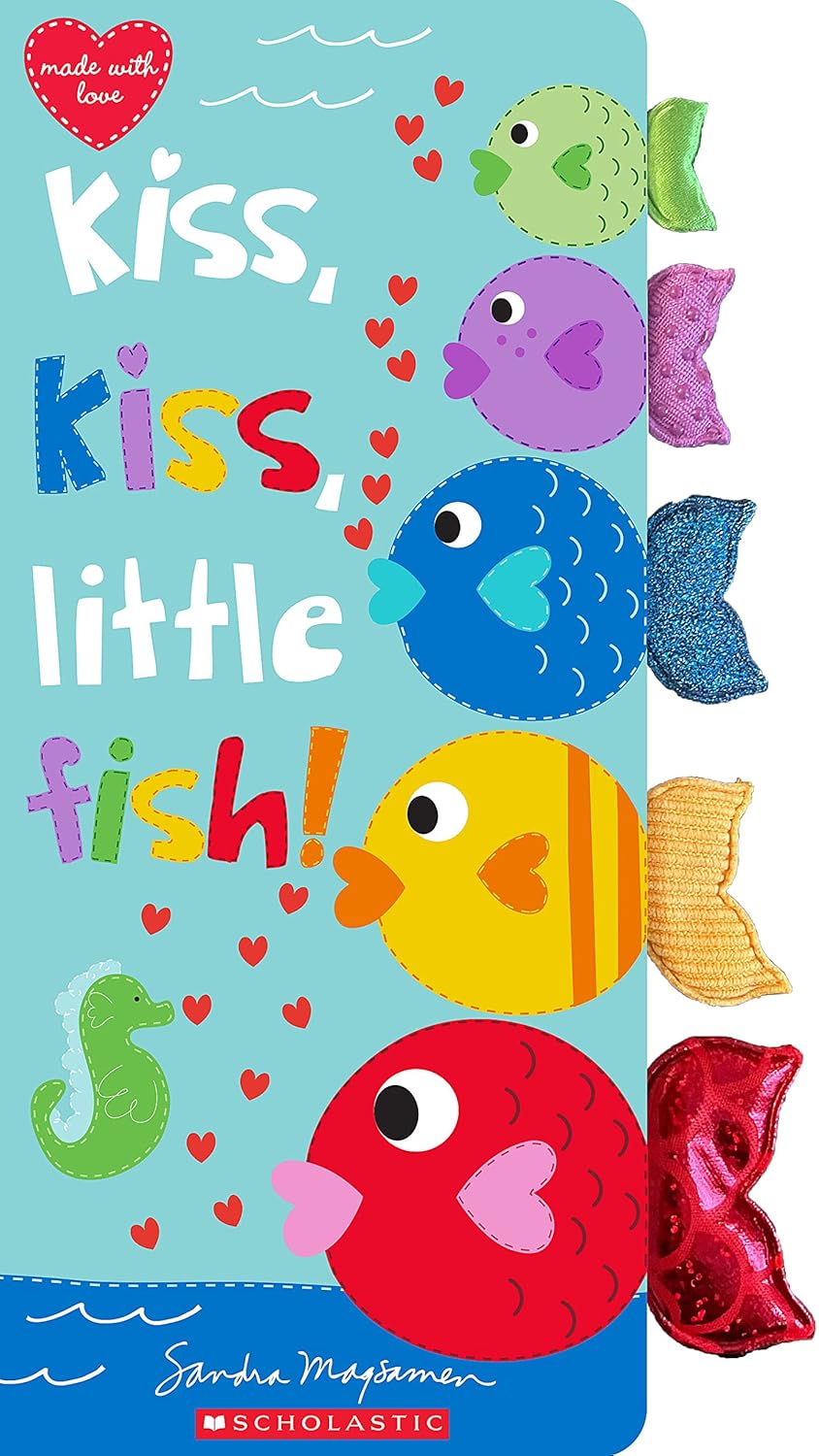 Kiss, Kiss, Little Fish Touch & Feel Book