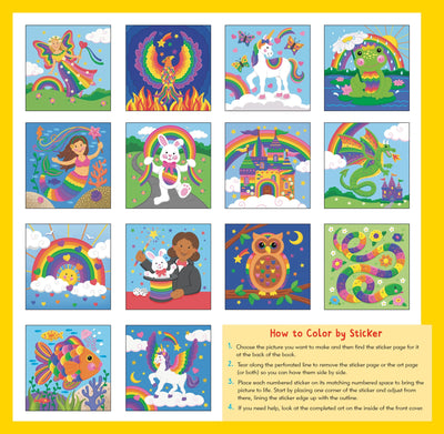 My First Color-By-Sticker Book -- Rainbow Magic - image 2