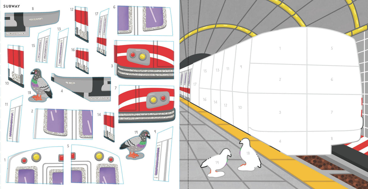 My First Color-By-Sticker Book -- Cars, Trucks, & Trains - image 3