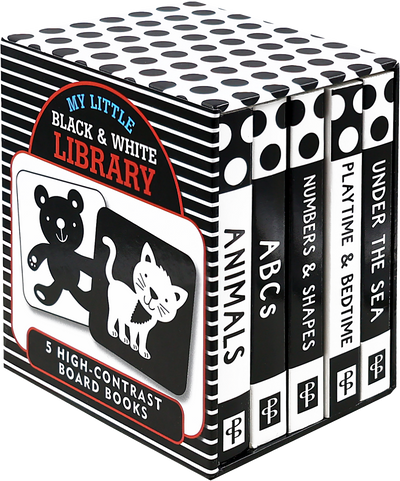 My Little Black and White Board Book Library
