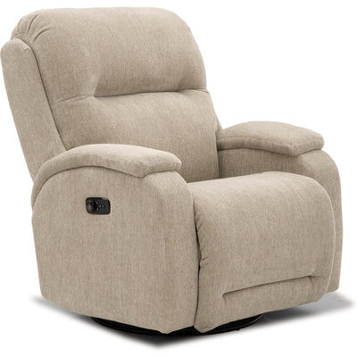 Storytime Maverly Power Cozzia Swivel Glide Recliner with Heat & Massage