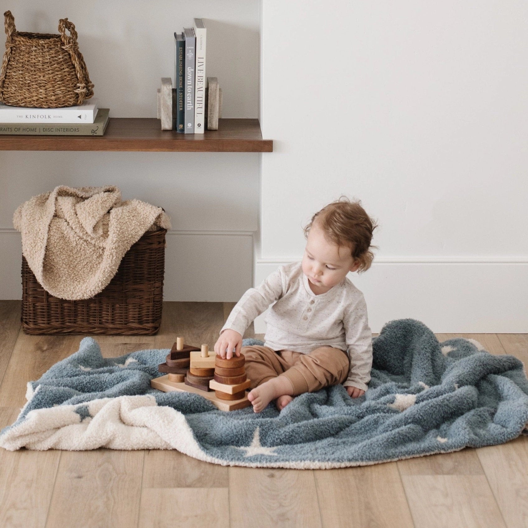 DOUBLE-LAYER BAMBONI RECEIVING BLANKETS