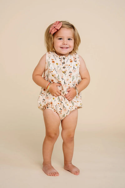 Lou Lou & Company CLOUD MUSLIN BUBBLE ROMPER - RACHEL - Twinkle Twinkle Little One