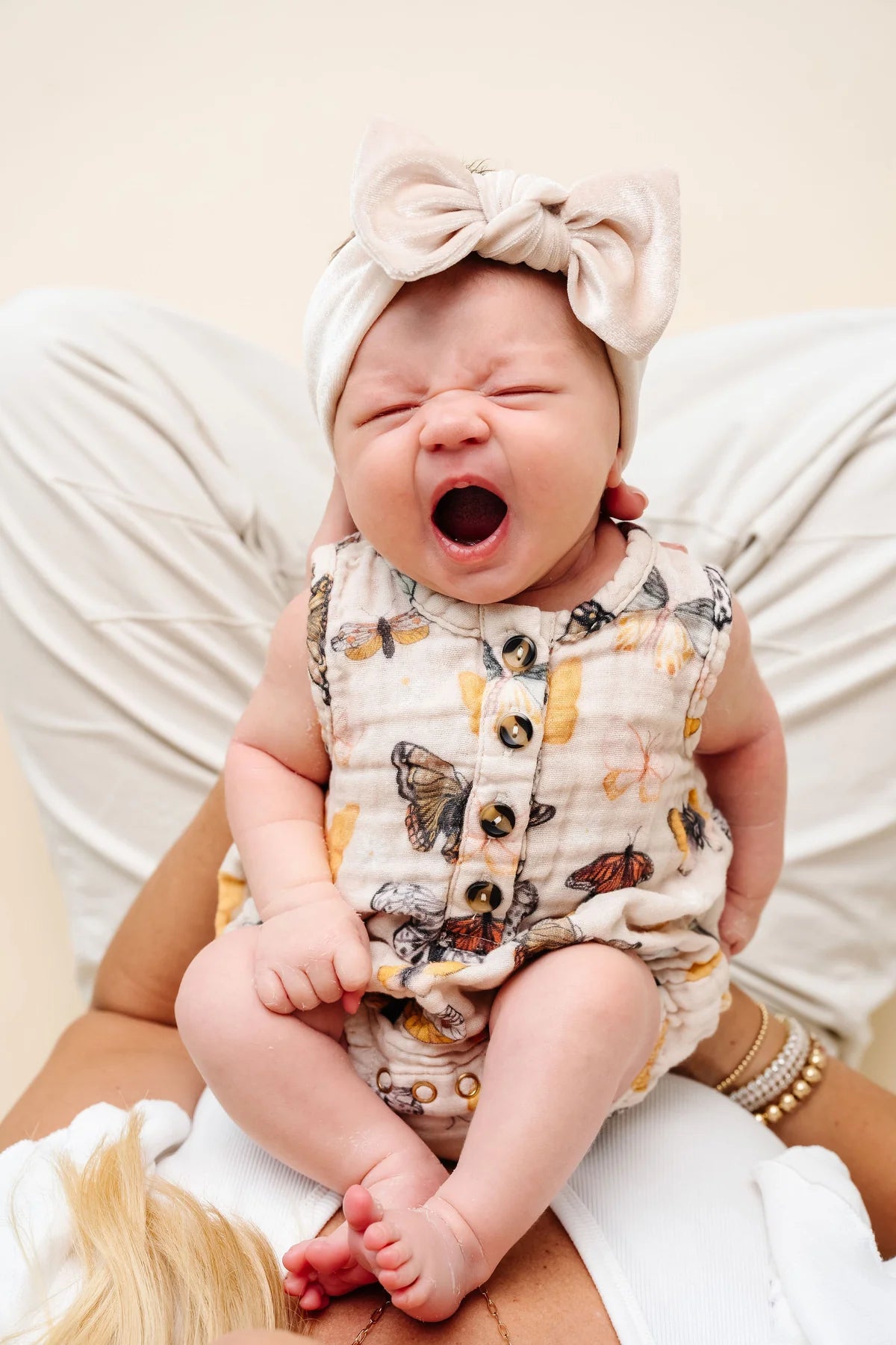 Lou Lou & Company CLOUD MUSLIN BUBBLE ROMPER - Amelia - Twinkle Twinkle Little One