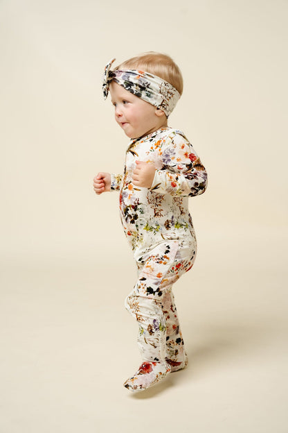 Lou Lou & Company Nellie Zipper Footie - Twinkle Twinkle Little One