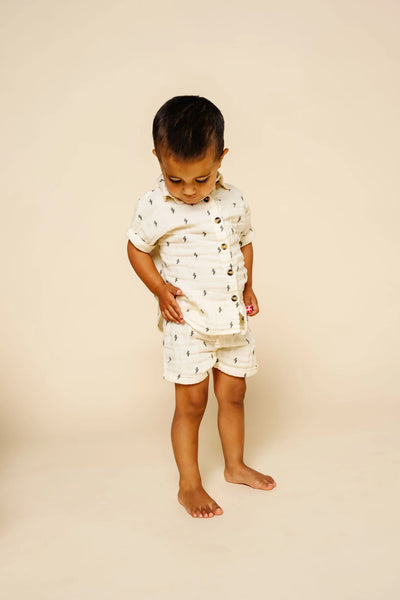 Lou Lou & Company Shirt & Shorts Set - Lightening Bolt - Twinkle Twinkle Little One