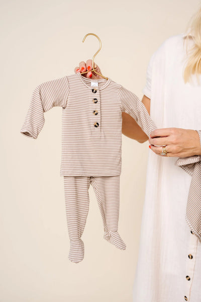 Lou Lou & Company Banks Top, Bottoms + Hat Set