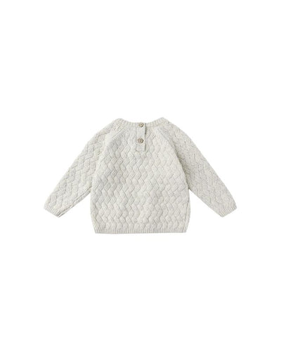 Knit Sweater & Pant Set  || Heathered Blue - Twinkle Twinkle Little One