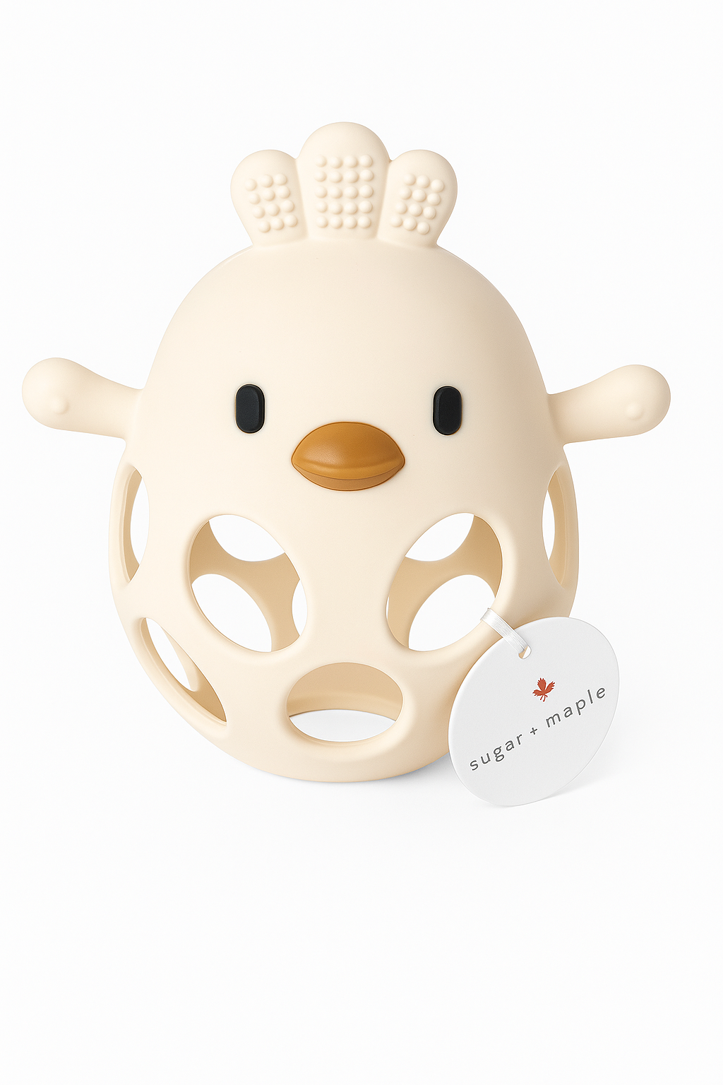 Silicone Cream Chicken Teether - Twinkle Twinkle Little One