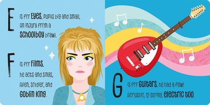 ABC of David Bowie: A Rhyming Lullaby Board Book - Twinkle Twinkle Little One