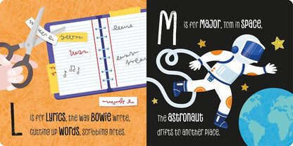 ABC of David Bowie: A Rhyming Lullaby Board Book - Twinkle Twinkle Little One