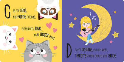 ABC of Taylor Swift: A Rhyming Lullaby Board Book - Twinkle Twinkle Little One