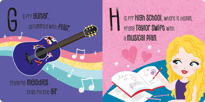 ABC of Taylor Swift: A Rhyming Lullaby Board Book - Twinkle Twinkle Little One