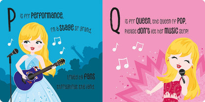 ABC of Taylor Swift: A Rhyming Lullaby Board Book - Twinkle Twinkle Little One