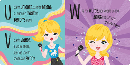 ABC of Taylor Swift: A Rhyming Lullaby Board Book - Twinkle Twinkle Little One
