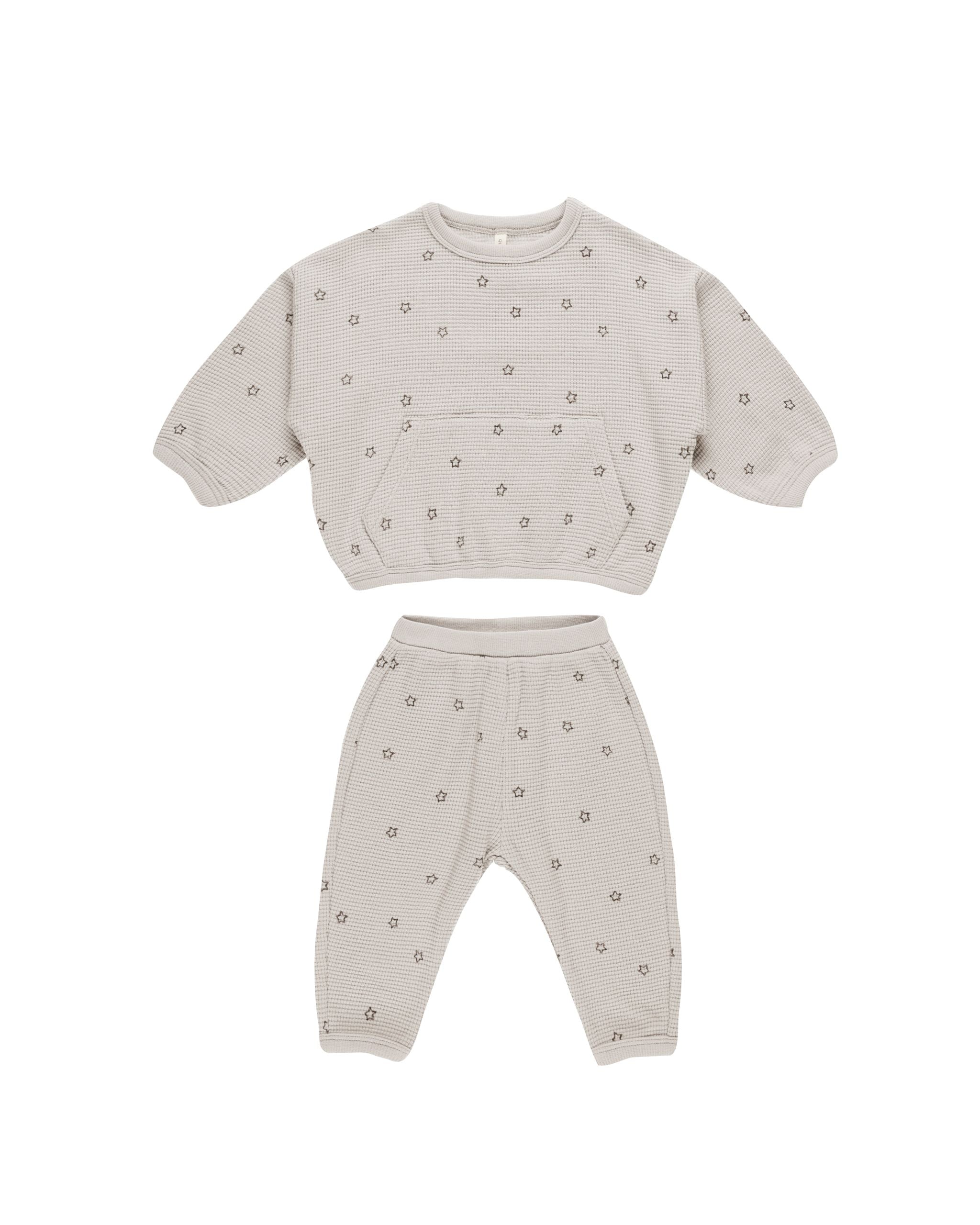 Waffle Slouch Set - Stars