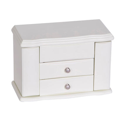 White Ballerina Wooden Ballerina Music Jewelry Box - Twinkle Twinkle Little One