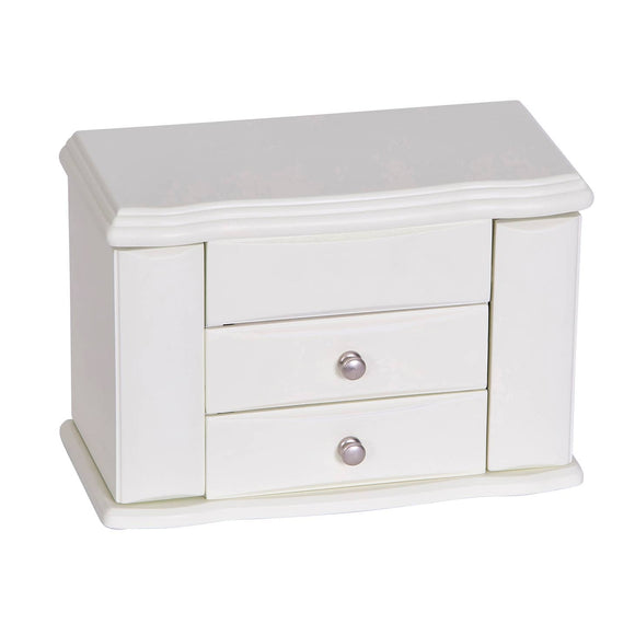 White Ballerina Wooden Ballerina Music Jewelry Box - Twinkle Twinkle Little One