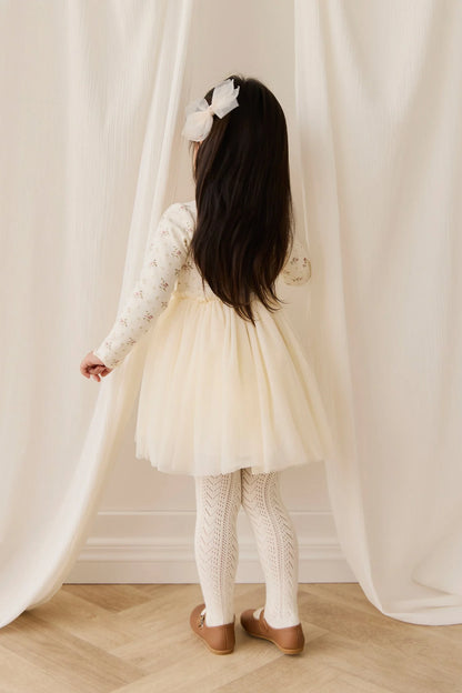 Anna Dress Thelma Egret - Twinkle Twinkle Little One