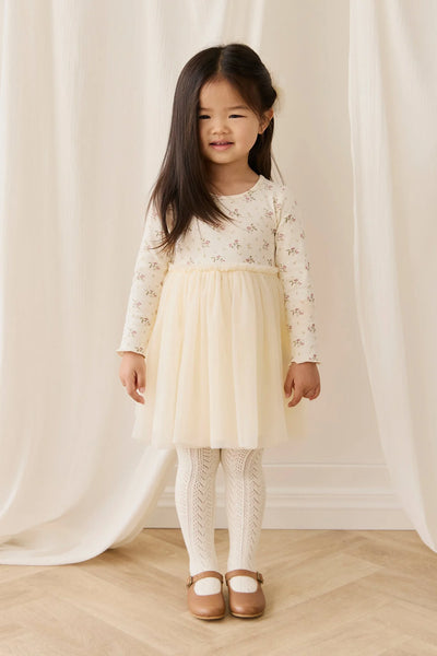 Anna Dress Thelma Egret - Twinkle Twinkle Little One