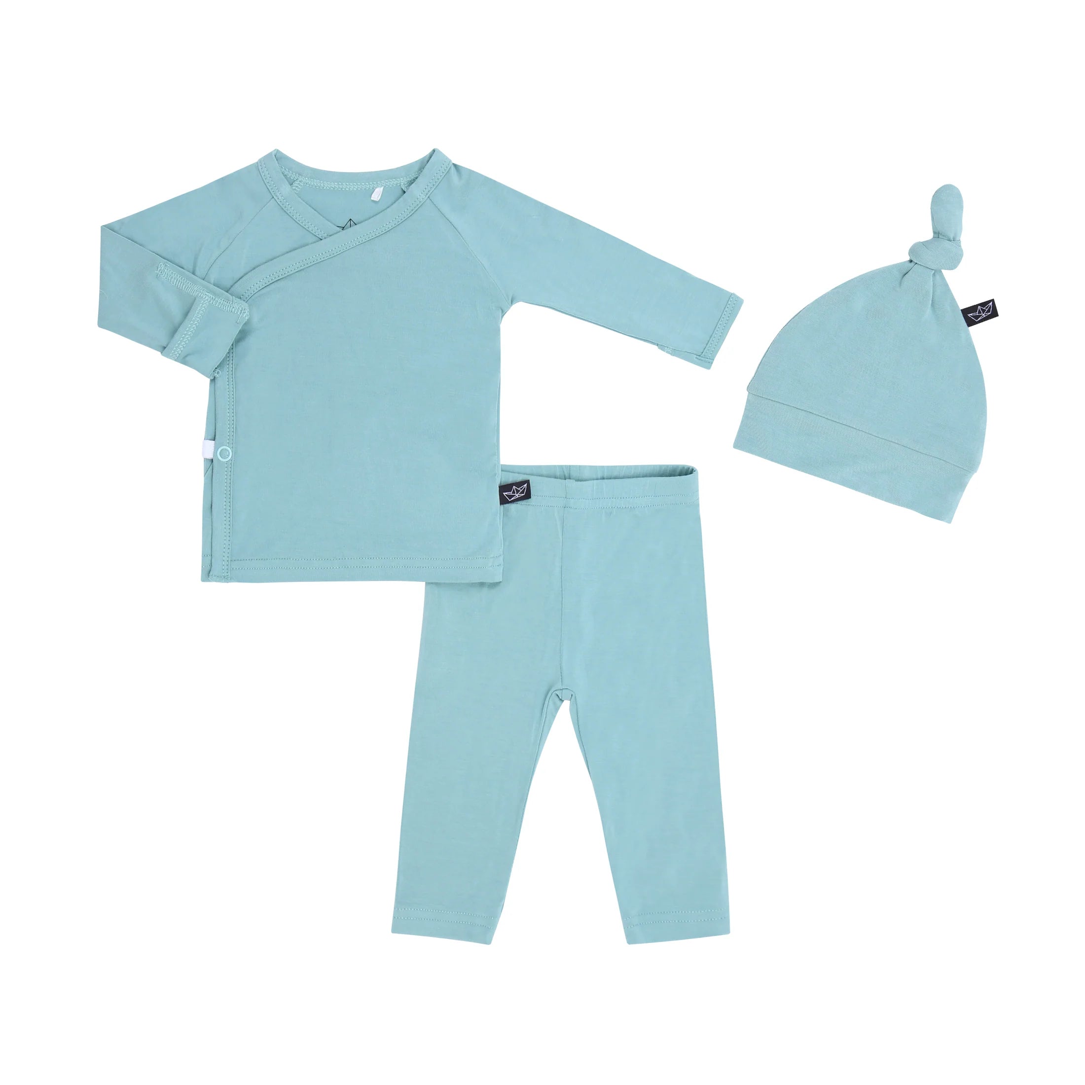 Aquamarine Bamboo 3 Piece Take Me Home Set - NB - Twinkle Twinkle Little One