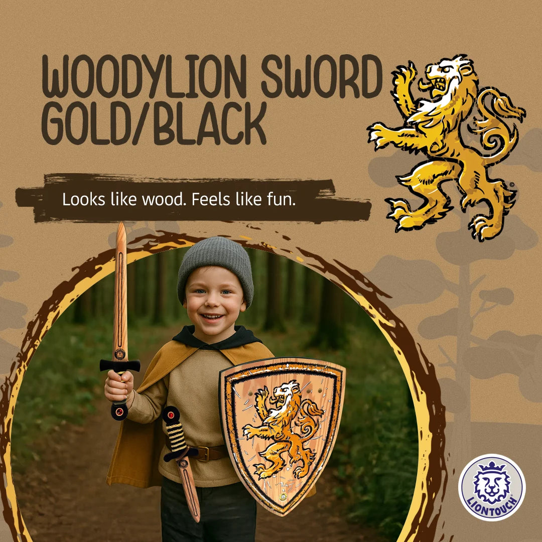 WoodyLion Sword · Gold/Black - The WoodyLion Line