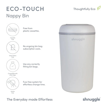 Shnuggle Eco-Touch Nappy Bin Diaper Pail - Twinkle Twinkle Little One