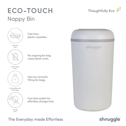 Shnuggle Eco-Touch Nappy Bin Diaper Pail - Twinkle Twinkle Little One