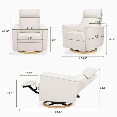 Namesake Willa Plus Power Glider Recliner + Power Headrest
