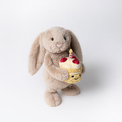Bashful Beige Bunny 'Birthday' - Twinkle Twinkle Little One