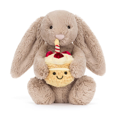 Bashful Beige Bunny 'Birthday' - Twinkle Twinkle Little One