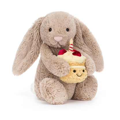 Bashful Beige Bunny 'Birthday' - Twinkle Twinkle Little One