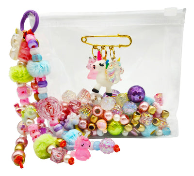 DIY Bag Charm Kit--UNICORNS AND RAINBOWS