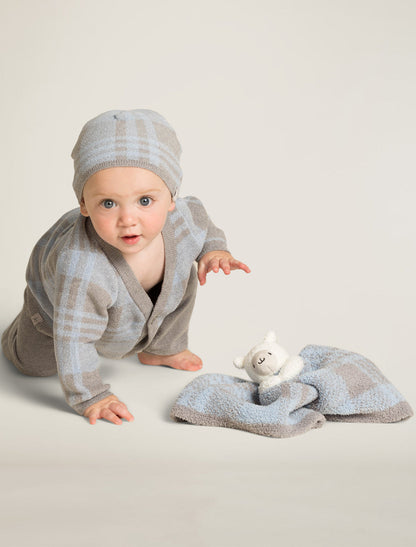 CozyChic Ultra Lite Plaid Baby Bundle - Sky/Dove Grey - Twinkle Twinkle Little One