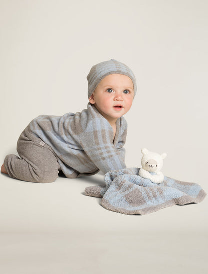 CozyChic Ultra Lite Plaid Baby Bundle - Sky/Dove Grey - Twinkle Twinkle Little One