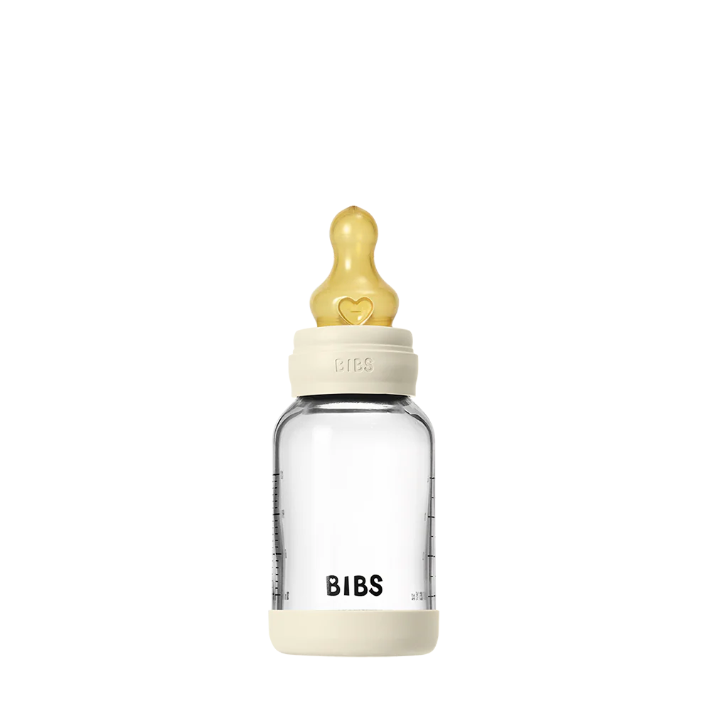 Baby Glass Bottle Set 4oz Latex