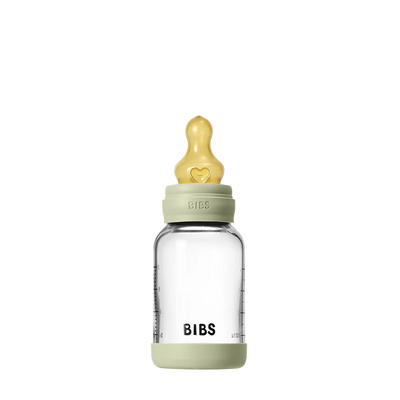 Baby Glass Bottle Set 4oz Latex