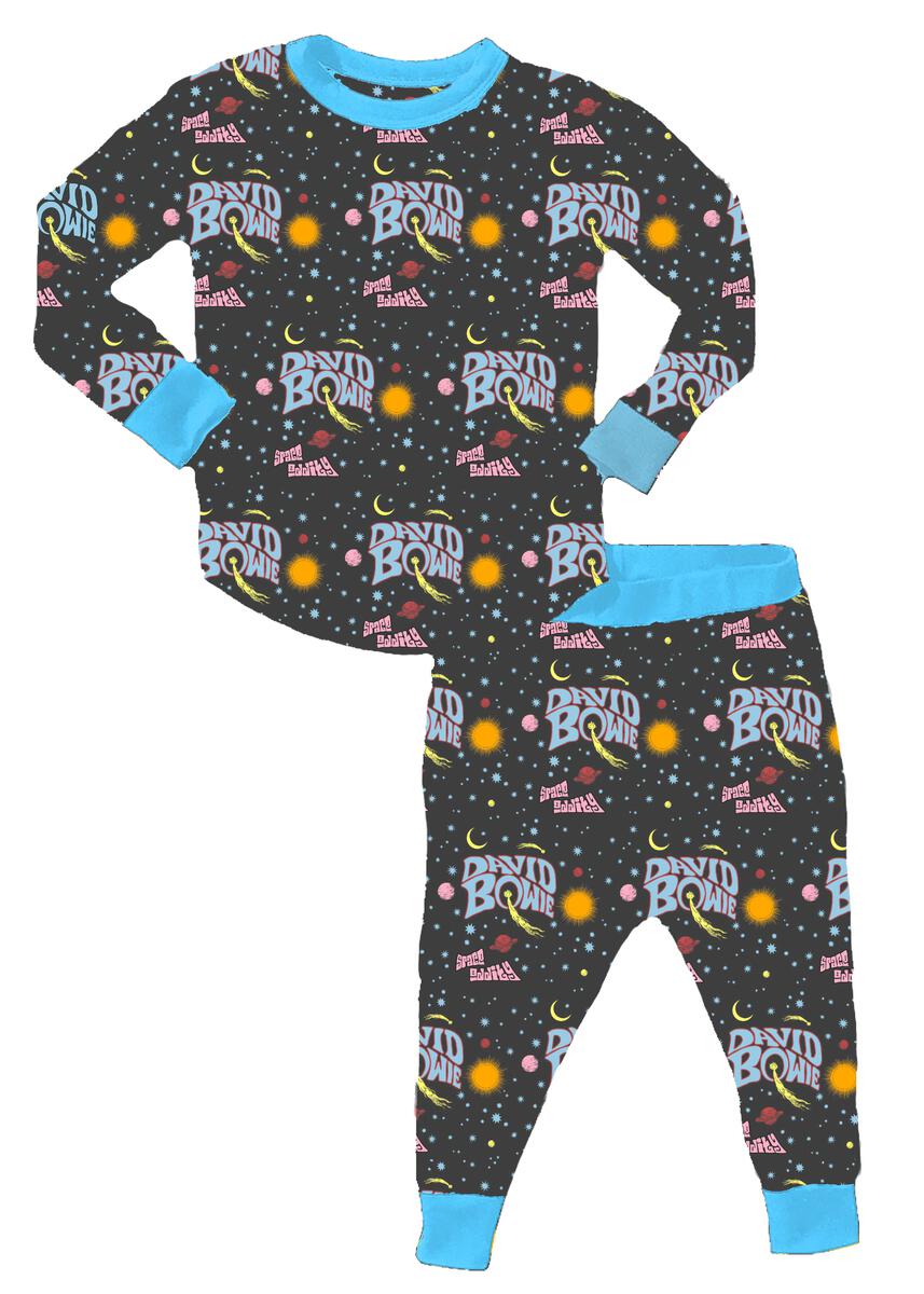 Rowdy Sprout Bowie Blue Long Sleeve Bamboo Set - Twinkle Twinkle Little One