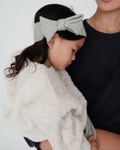 7 A.M. Fuzzy Boxy Cable Sweater  - Ecru - Twinkle Twinkle Little One