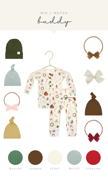 Lou Lou & Company Buddy Top + Bottoms - Twinkle Twinkle Little One