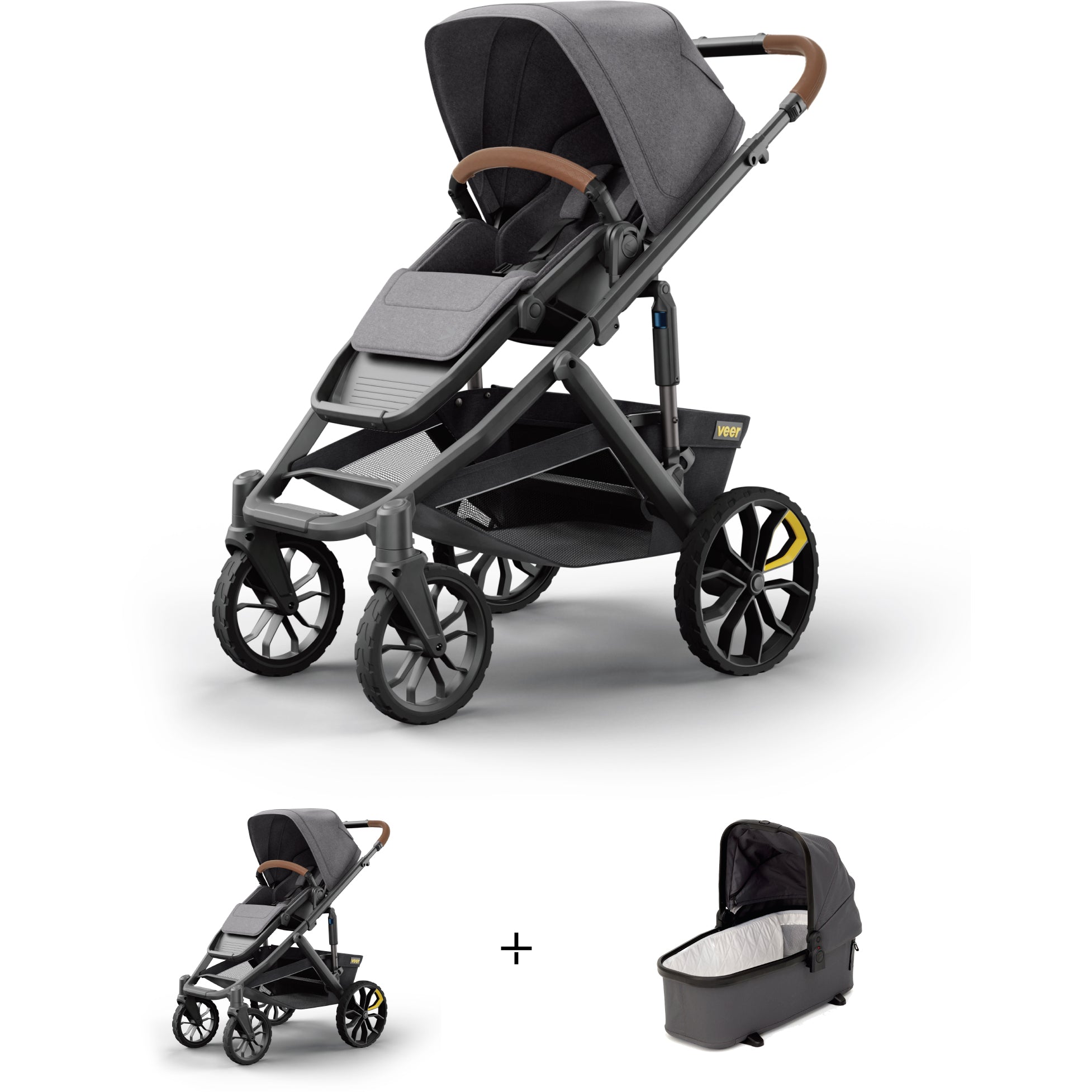 Veer Switch&Roll Stroller with Infant Essentials - Twinkle Twinkle Little One