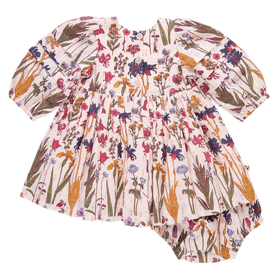 Baby Girls Brooke Dress Set - Autumn Flowers - Twinkle Twinkle Little One