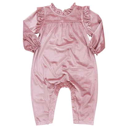 Baby Girls Velour Kalani Jumper - Mauve - Twinkle Twinkle Little One