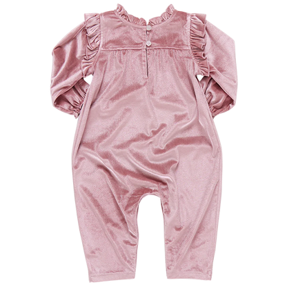 Baby Girls Velour Kalani Jumper - Mauve - Twinkle Twinkle Little One