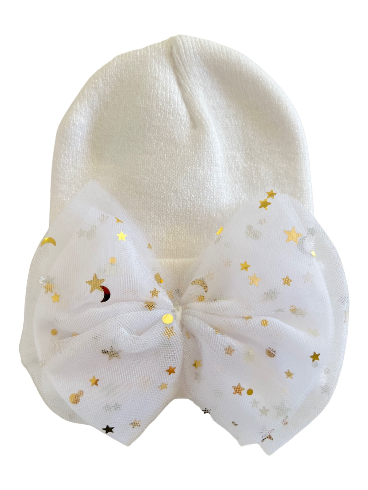 Buy white-star Baby&#39;s First Tulle Bow Hat