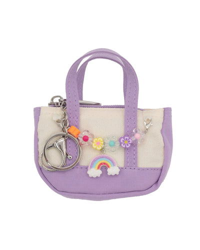 Mini Canvas Bag Keychains