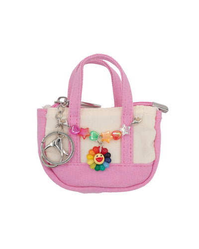Mini Canvas Bag Keychains